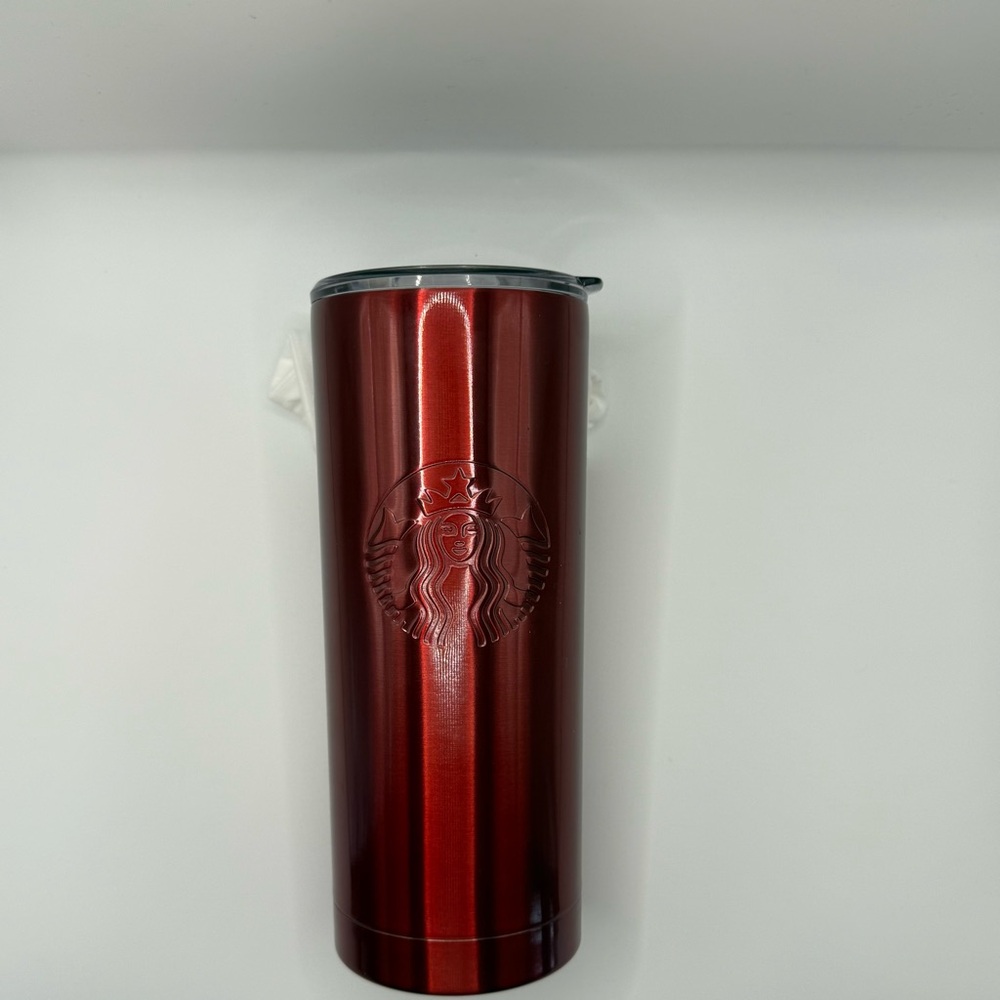 Starbucks Metallic Red Tumbler, 19oz